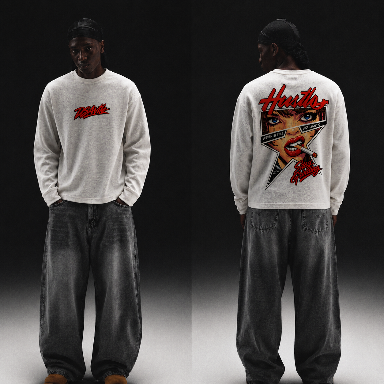 HUSTLERS WAFFLEKNIT