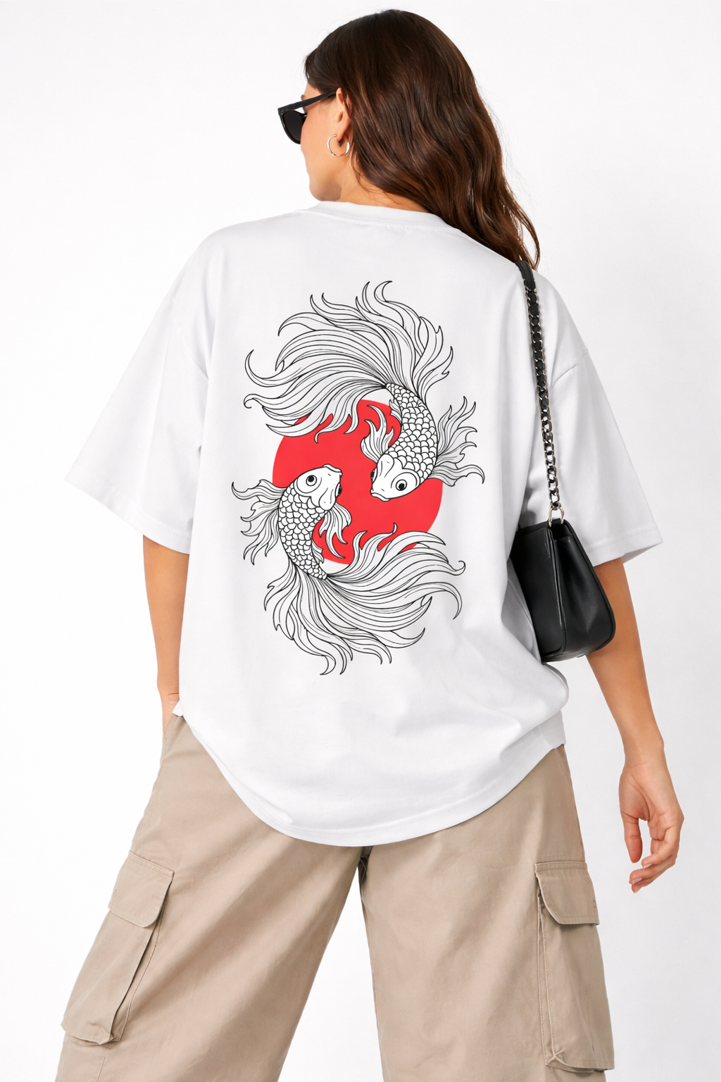 Rising Koi Oversized Tee