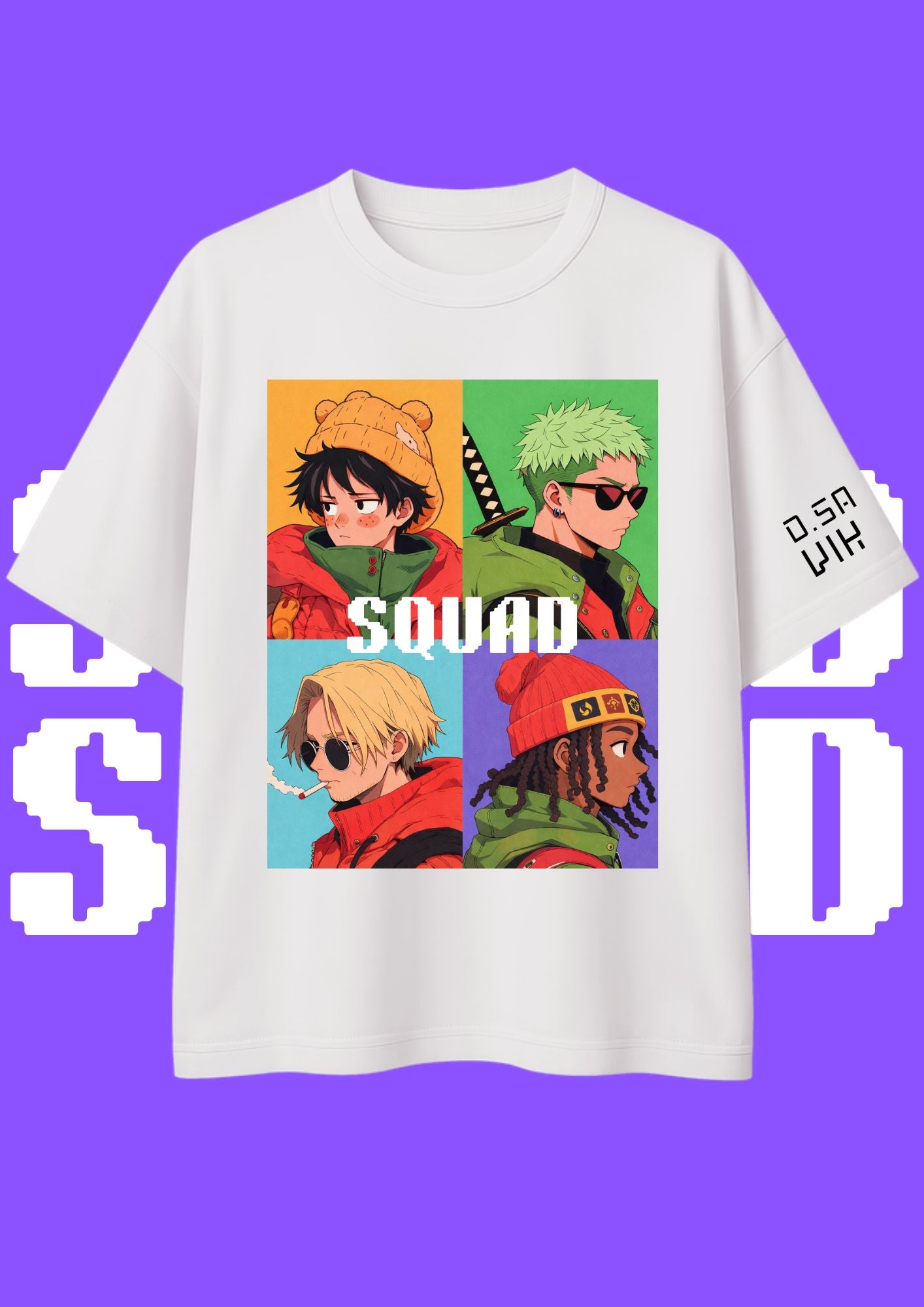 Grand Line Crewneck Oversized Tees