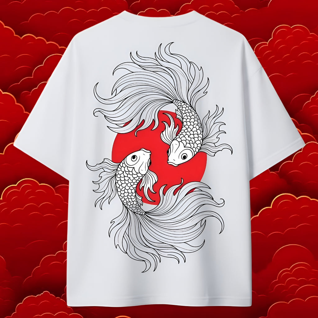 Rising Koi Oversized Tee
