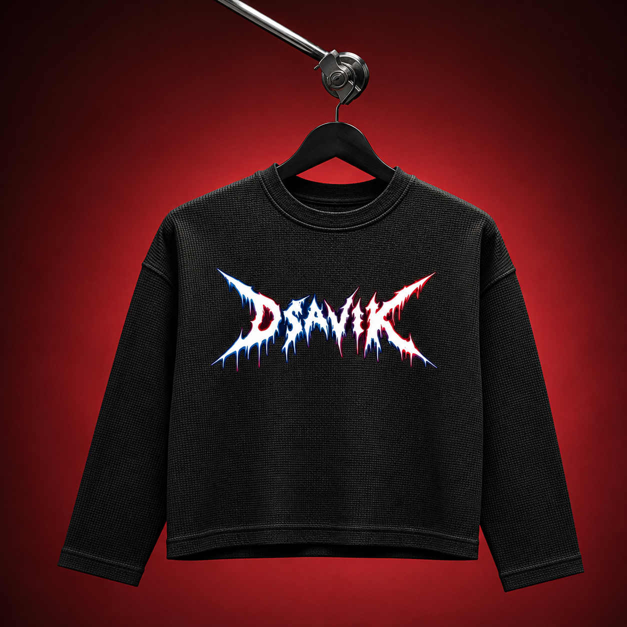 EARTH-49 WAFFLEKNIT Oversized tshirt