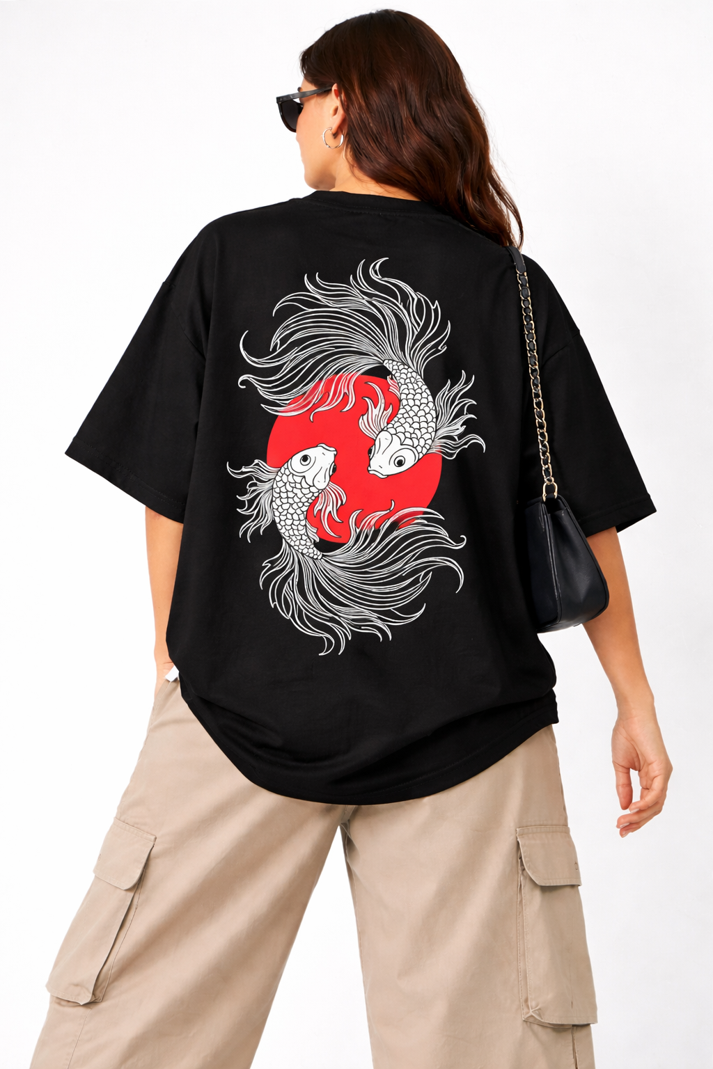 Rising Koi Oversized Tee